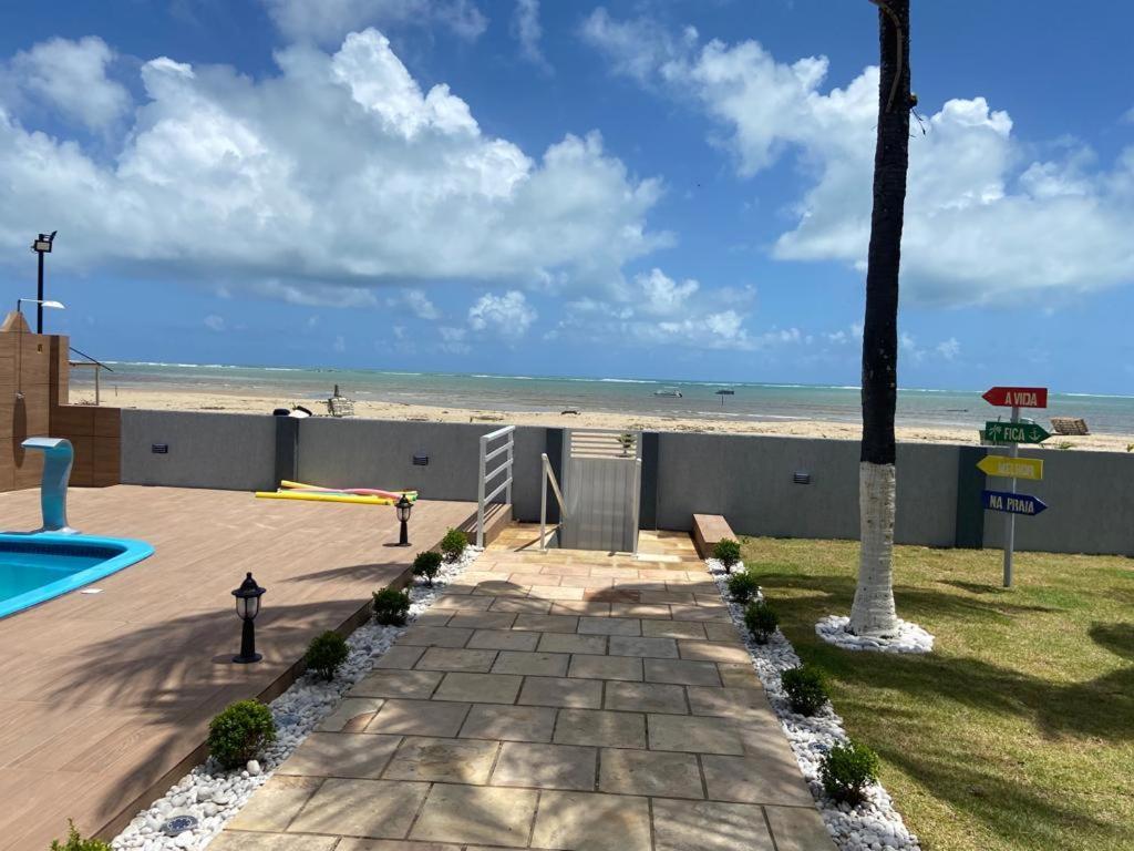 Villa Casa Pe Na Areia à São José da Coroa Grande Extérieur photo